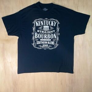 Kentucky Bourbon Graphic T-Shirt - Black